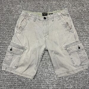 Quiksilver Mens Cargo Shorts Size‎ 29 Gray Regular Fit Flat Front Casual